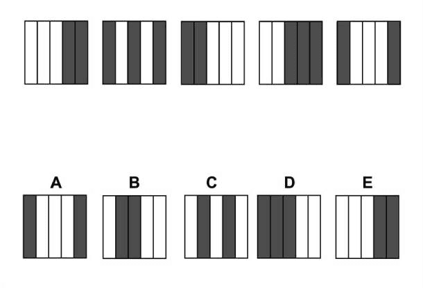 EPSO abstract reasoning sample item AST-10, as published by EPSO